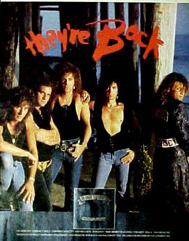 1988 Bon Jovi "new Jersey" Music Album~they're Back Rock & Roll Memorabilia  Ad