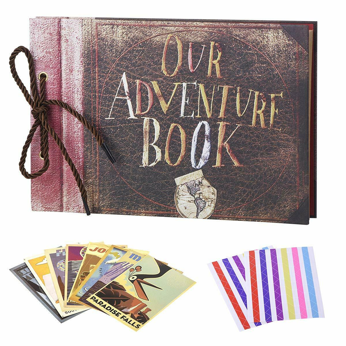 Our Adventure Book Scrapbook, Wedding Album, Unique Diy Scrapbook, 80 Pages